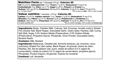 Beef & Cheese Sausage - PICK UP ONLY