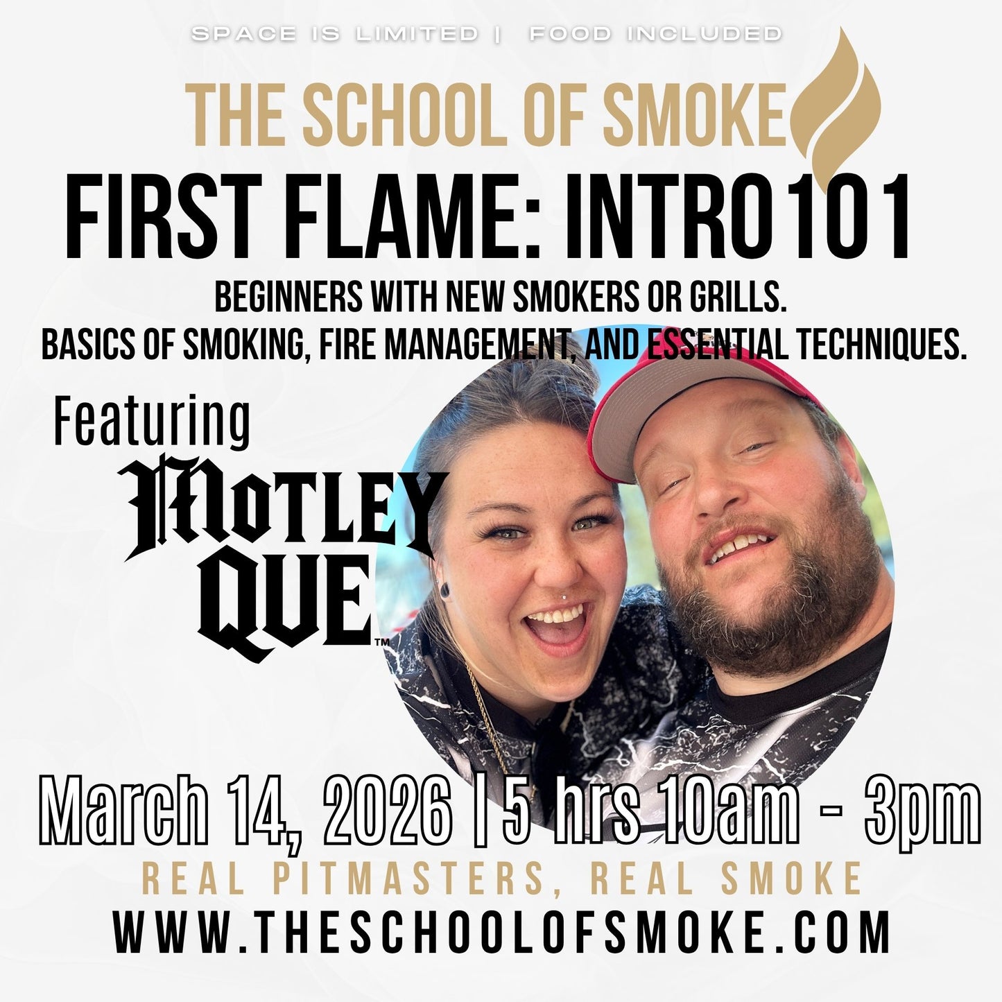 First Flame 101 Class - March 14