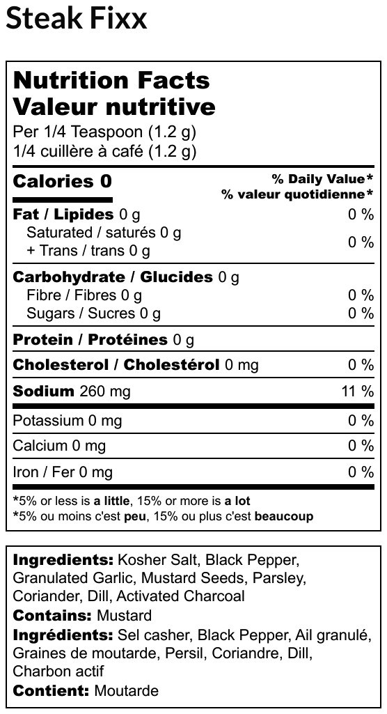 Steak Fixx Bulk Bag