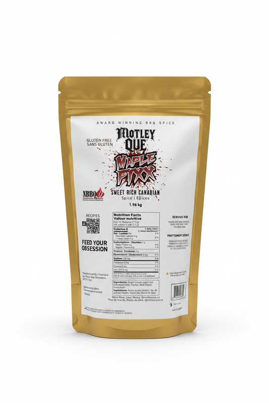 Maple Fixx gold bag with white label replacement