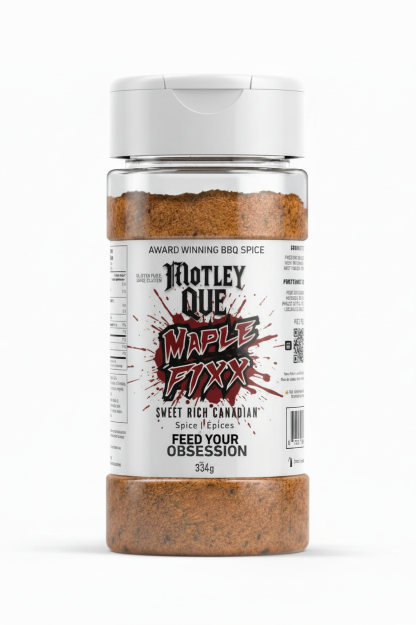 Maple Fixx | Sweet & Savory Maple BBQ Rub | Perfect for Pork & Chicken –  Motley Que