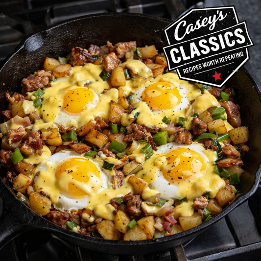 Breakfast Smash Skillet with Hollandaise