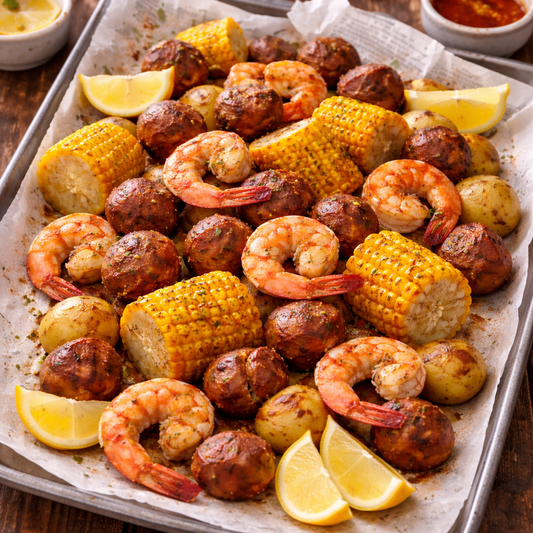 Shrimp & Sausage Boil Recipe (Easy Cajun Seafood Boil at Home)