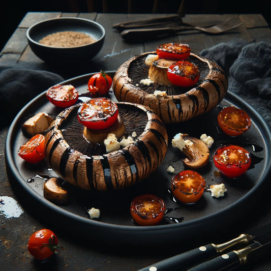 Grilled Portobello Power Play by Motley Que