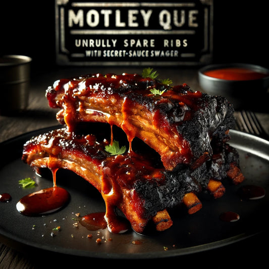 Motley Que's Unruly Spare Ribs with That Secret-Sauce Swagger