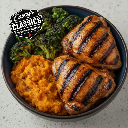 Smoked Chicken Thigh Power Bowls