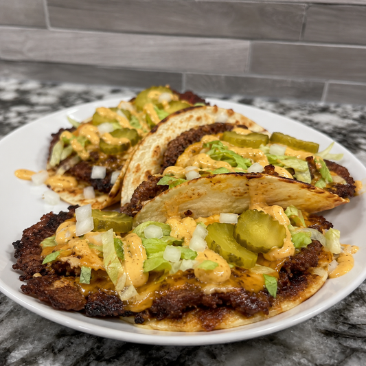 Smash Burger Tacos