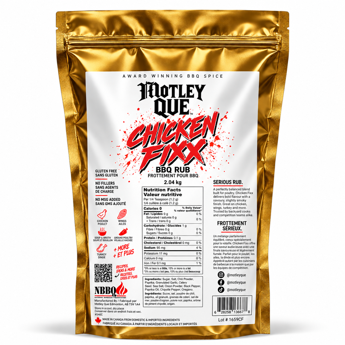 Wholesale- Chicken Fixx Bulk Bag Case of 4