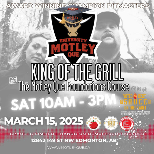 March 15 KING OF THE GRILL BBQ Class