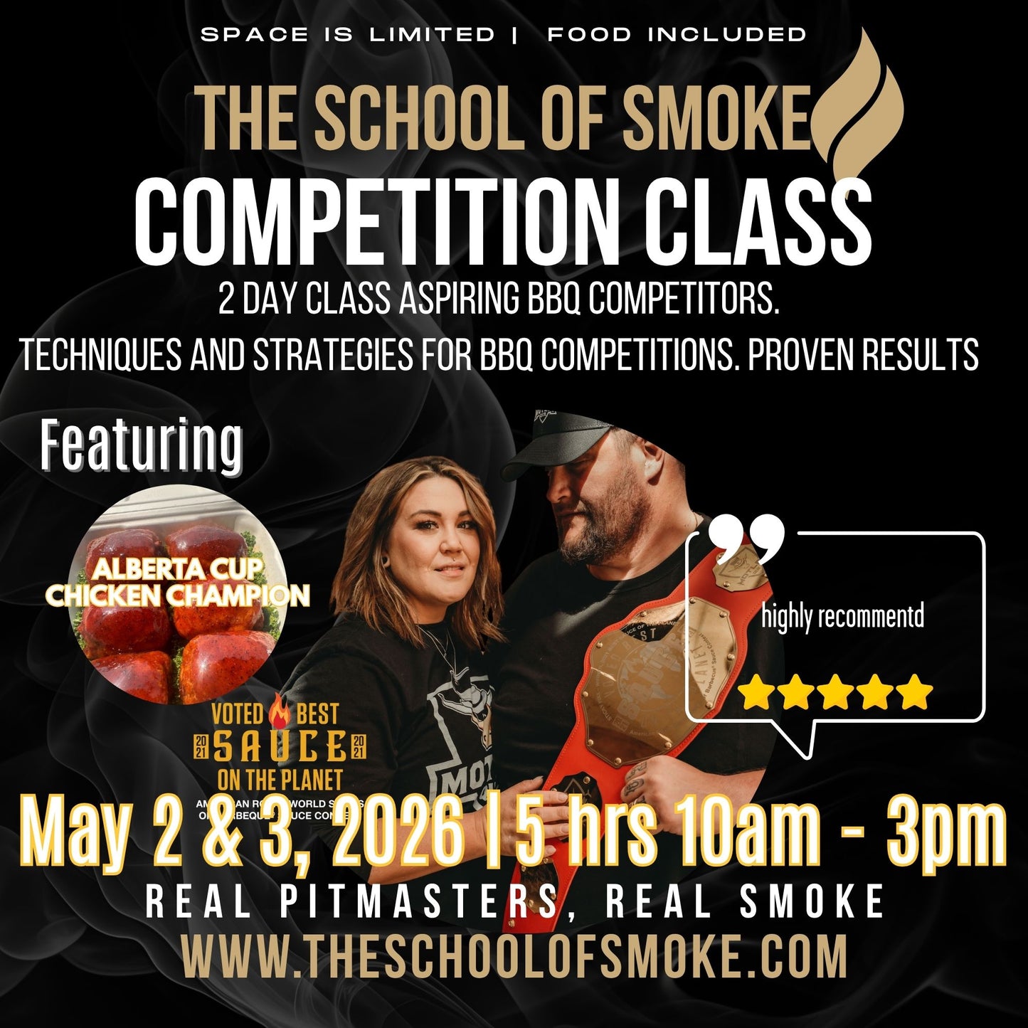 Competition Class 2 Day  May 2 & 3