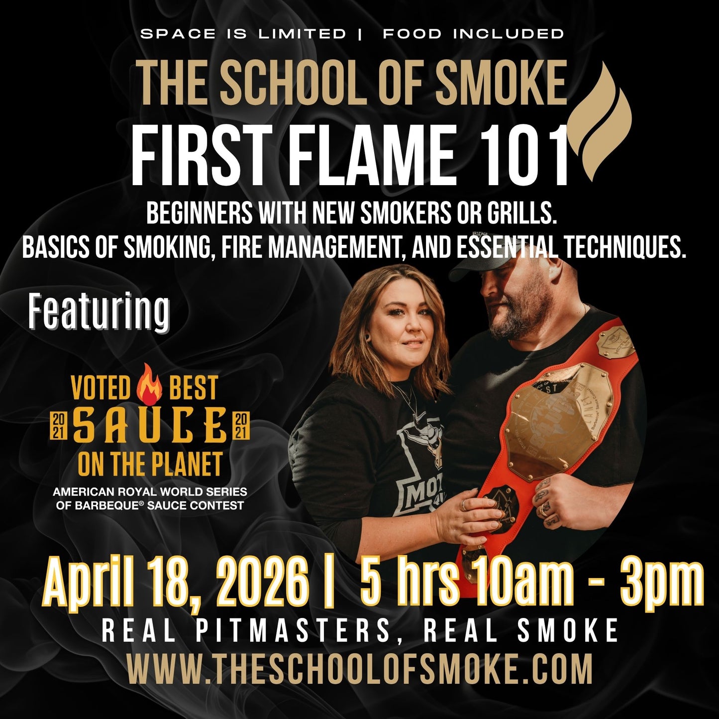 First Flame 101 Class- April 18