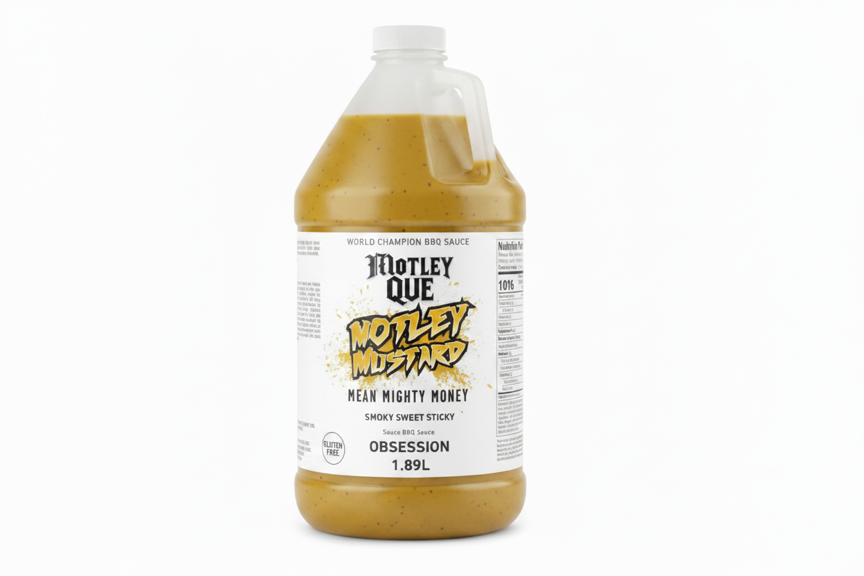 Motley Mustard Jug Mockup