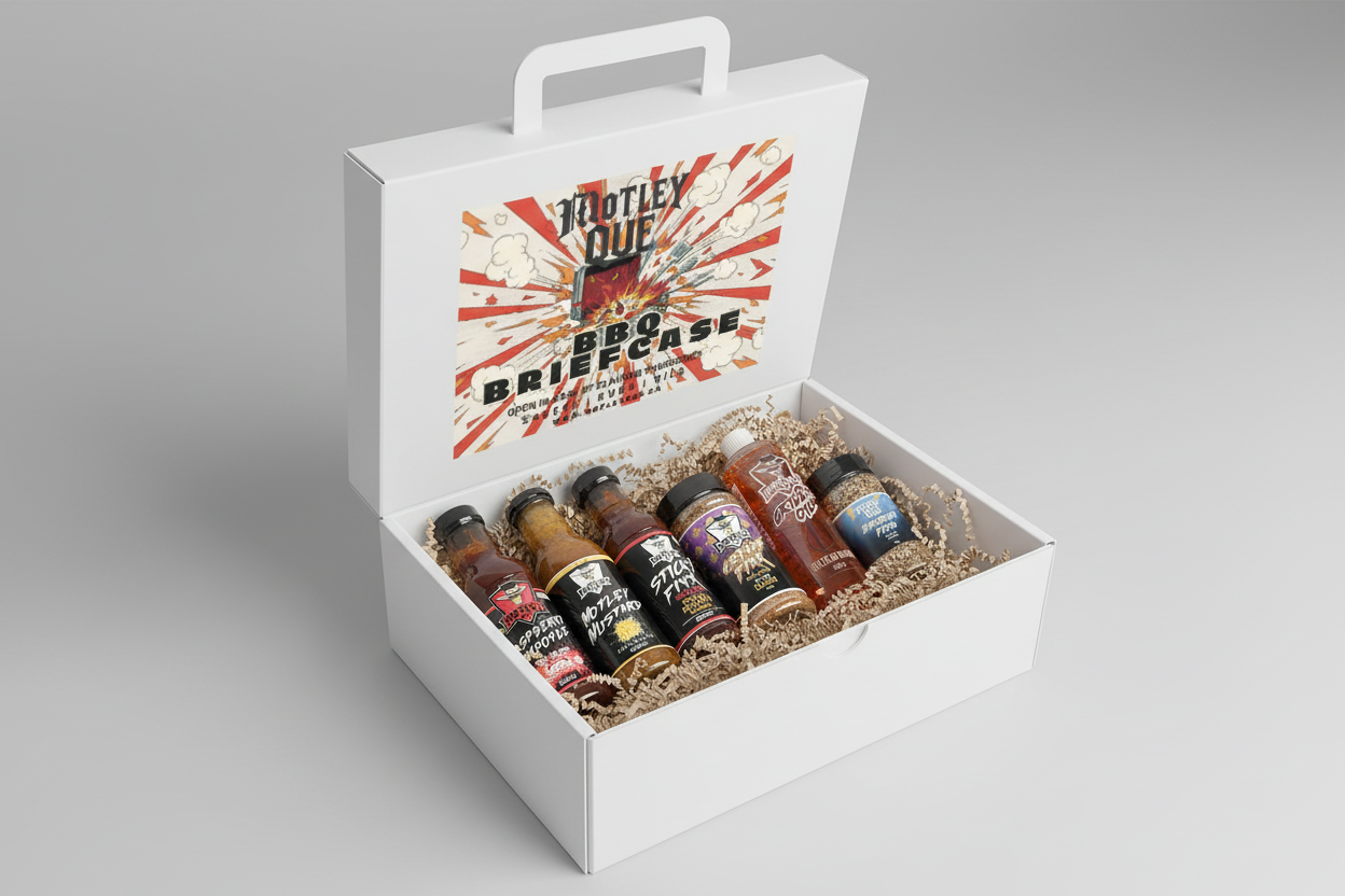 Motley Que Briefcase with Flat Strap