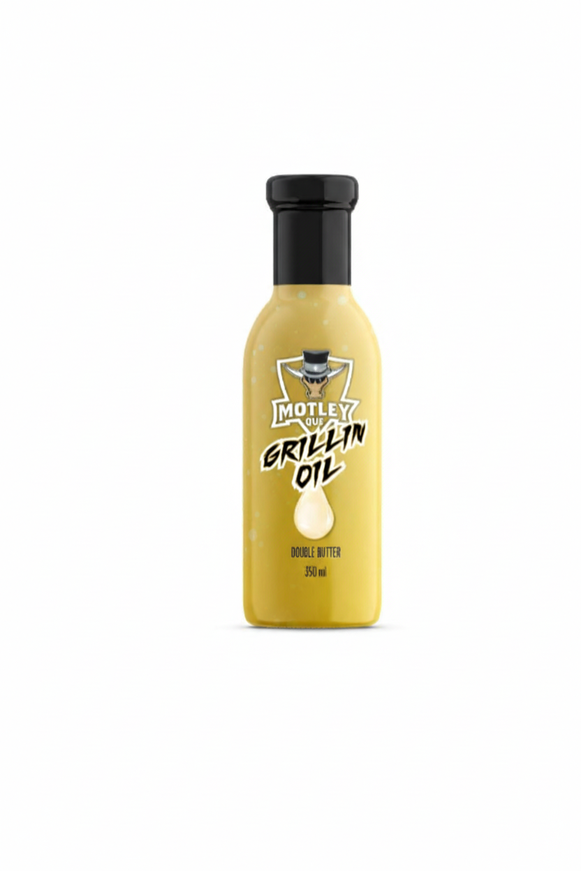 Motley Que Double Butter Grillin Oil - 350ml