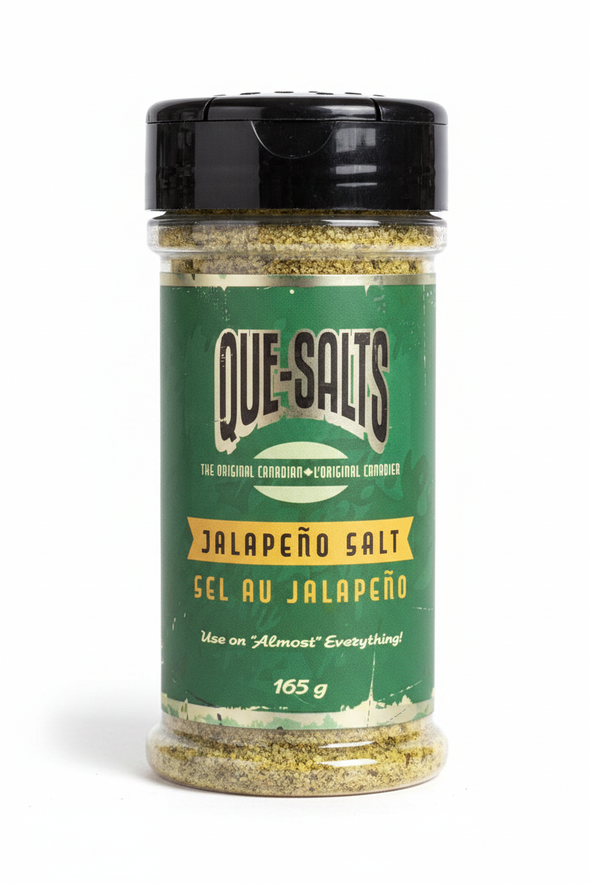 Que-Salts Jalapeño Salt Mockup