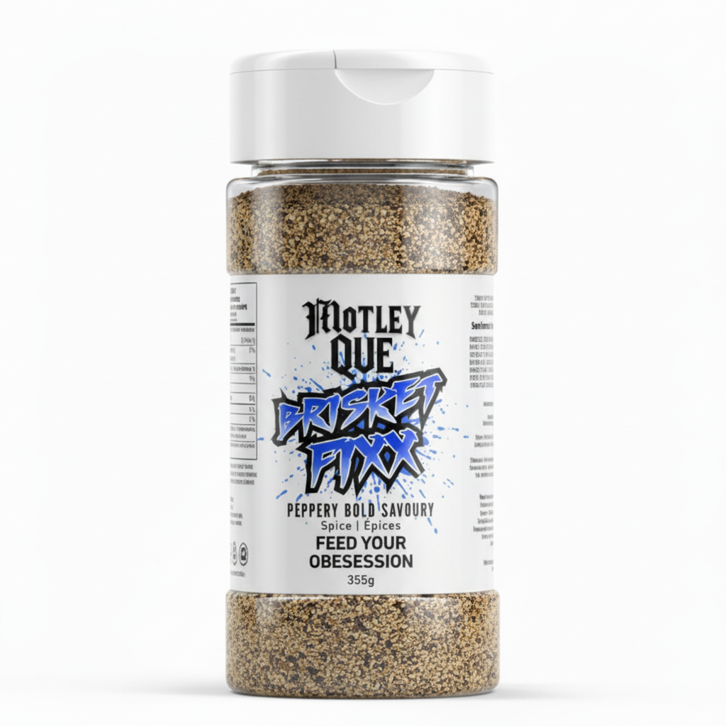 Single Brisket Fixx bottle with mixed spices