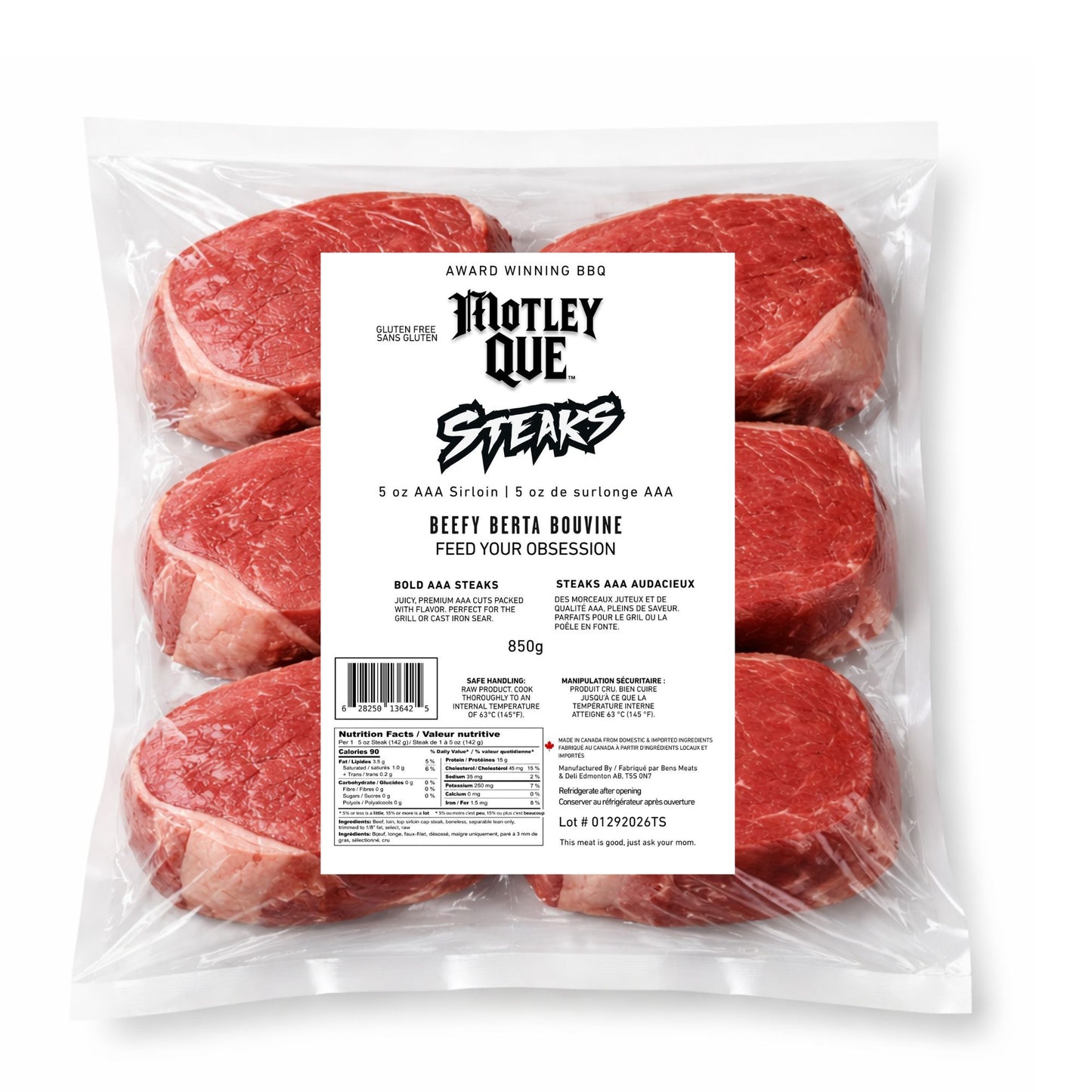 AAA Sirloin Steak Pack - PICK UP ONLY