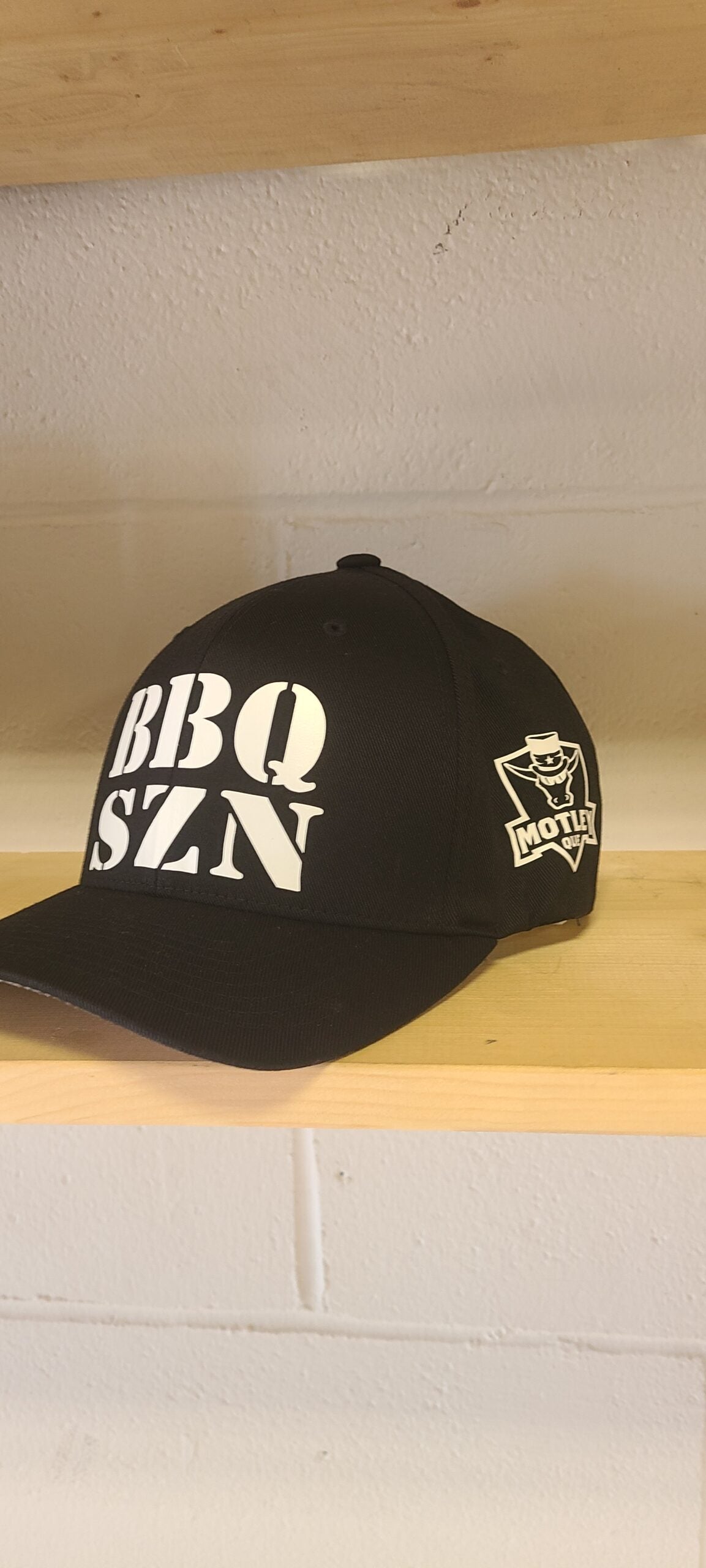 MQ BBQ SZN Black Flex fit Hat L/XL